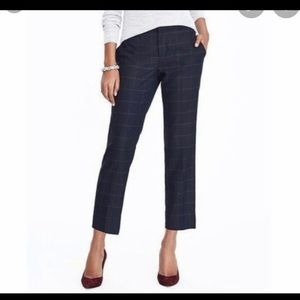 Banana Republic Avery Windowpane pants 6S